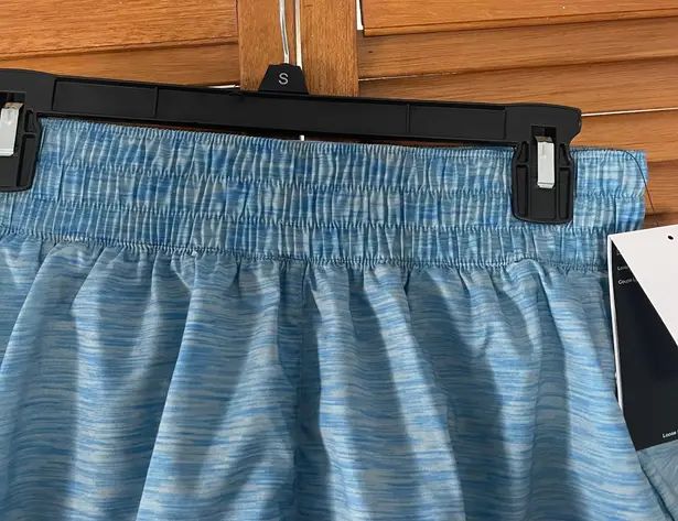 Nike Women’s One Dri-Fit Mid-Rise 3” Brief Lined Blue SpaceDye Shorts Sz S NWT