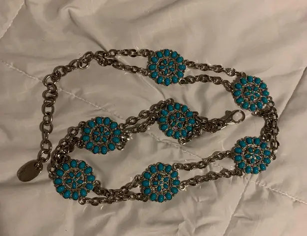 Ariat Vintage Turquoise Chain Belt