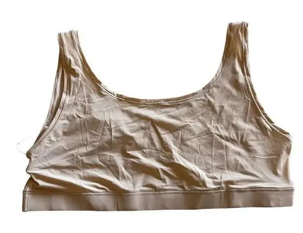 SKIMS NWT CLAY SHEER BRALETTE LIGHTWEIGHT SOFT CLASSIC WOMENS BRA SZ L #1461