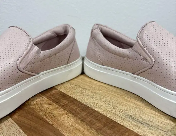 Greats The Wooster Blush Perforated Pink Leather Slip On Shoes Womens Size 9.5