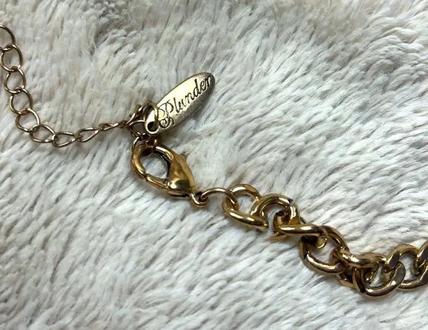 Plunder Turquoise Like Gold Western Necklace 22” Blue thumbnail 3