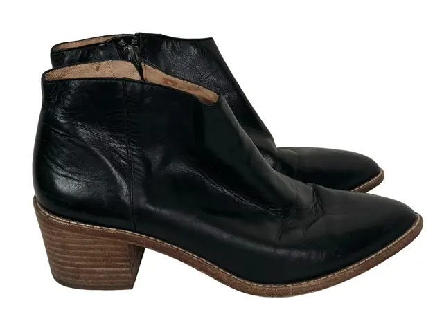 Madewell  Justine Western Pointy‎ Leather Point Ankle Booties Size 8.5 - Image 1