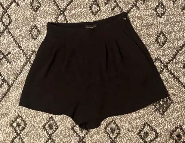 Topshop High Waisted Black Shorts