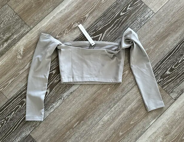 Susana Monaco NWT! Sz XS Adorable Crop Top In Gray