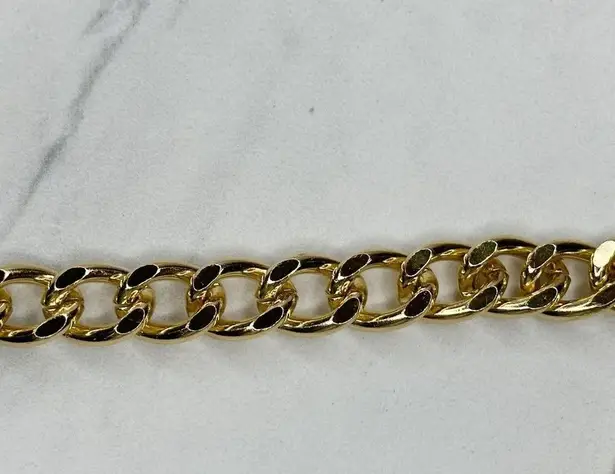 Gold Tone Chunky Draped Belly Body Metal Chain Link Belt Size Small S Medium M