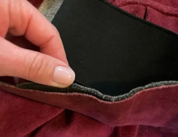 Vintage Outerwear by Phoenix Burgundy Suede Trench Coat Size M