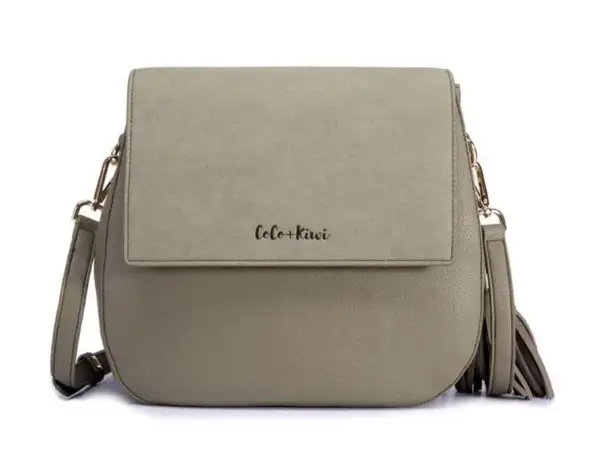Coco and Kiwi Convertible Mini Austin Satchel in Dusk Gray