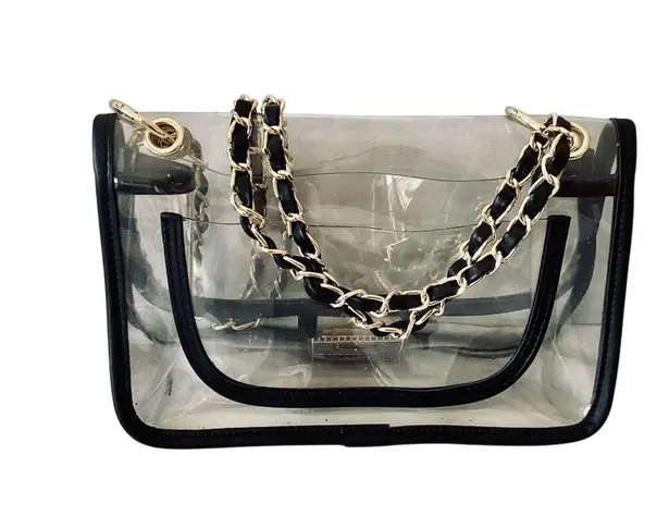 CLEAR CROSSBODY BAG Black