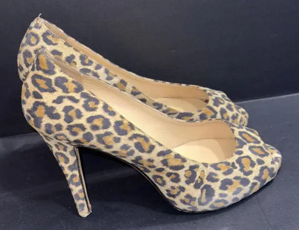 BUTTER Preppy Designer Y2K Style Cheetah Print Suede Pumps Sz 7