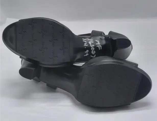 Easy Street Flash Dress Sandal Women Size 8WW Black Wedding Cocktail Party Shoes