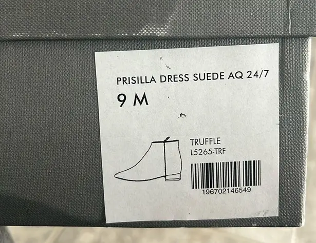 Aquatalia Prisilla Pointed Toe Zip in Truffle, Size 9 NEW in Box w/DustBag $495