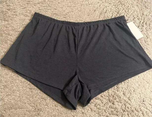 Stars Above Charcoal Grey Slub Knit Tank & Shorts Set - size XL