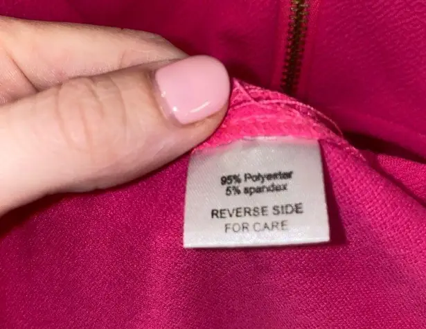 Alexia Admor  Barbie Hot Pink Bodycon Cut-Out  Mermaid Maxi Prom Dress Gown XS