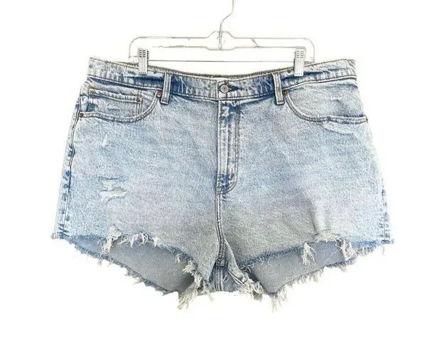 Abercrombie & Fitch  the Mom Short High Rise Curve Love Denim