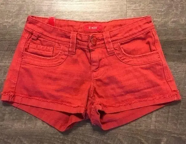 sts blue  red cut off shorts