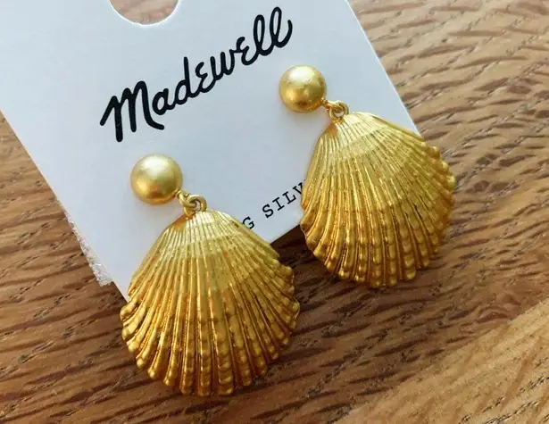 Madewell NEW  Shell Drop Earrings