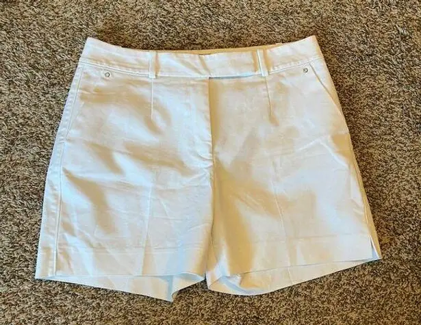 White House | Black Market  white 5" shorts