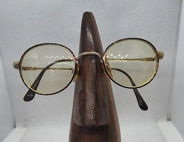 Emporio Armani Gold & Tortoiseshell Prescription Glasses Frames