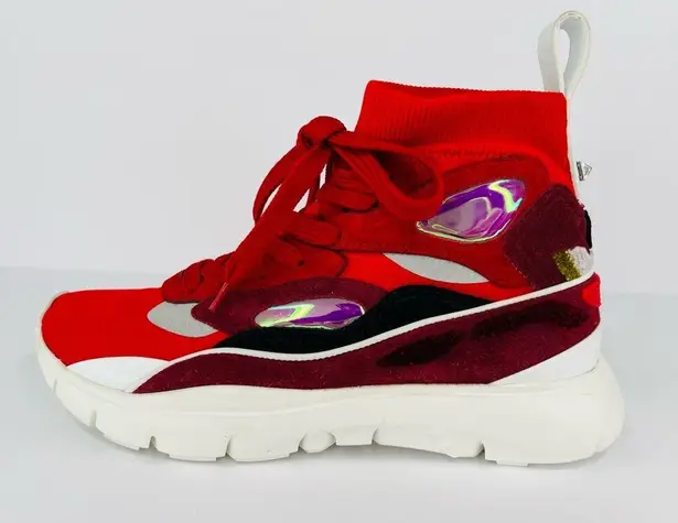 Valentino Garavani Rockstud Heroes Reflex Knitted Women Sneakers Size EU 35