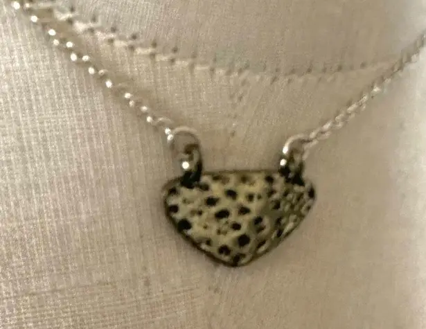 Silver and gold tone choker necklace