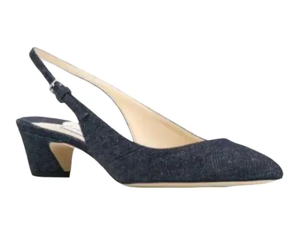 Jimmy Choo Denim Sling Back Shoes