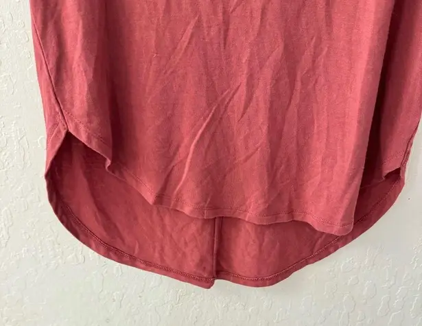 Daily Ritual Pink Red Swing Tunic Jersey Knit Tank Small