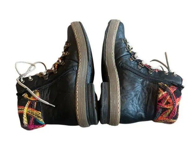 Rieker Felicitas Black Leather Lace