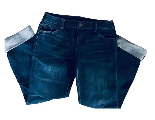 Simply Vera Vera Wang Blue Dark Wash Capris Jeans