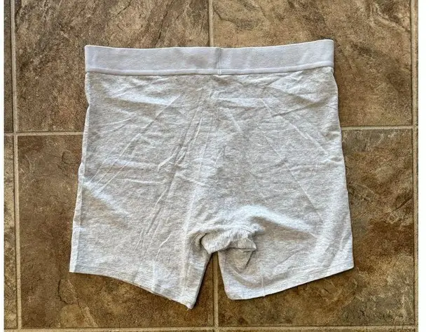 SKIMS Boyfriend Boxer Light Heather Grey Size Medium