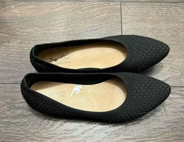 Seychelles Women’s 6.5 Black Pointed Toe Flats