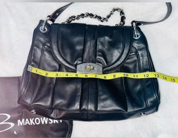B Makowsky Leather Handbag with dust bag NWOT