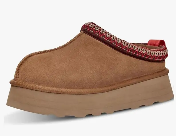 Tan Platform Slippers Size 8 - Image 3