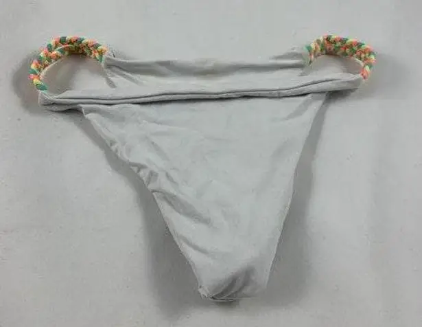 SM white neon tribal braid swimsuit bottom
