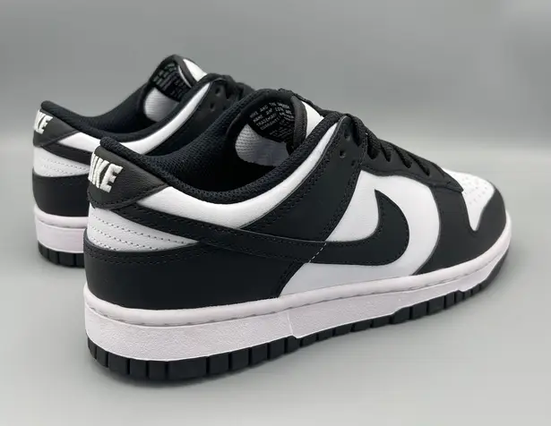 Nike Dunk Low Panda: Black & White Women's Edition Size 8 - Image 7
