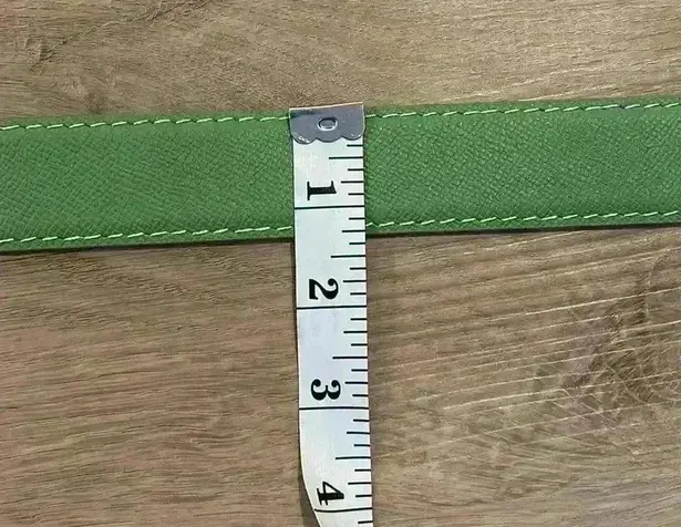 L.E.N Epsom Leather Belt
