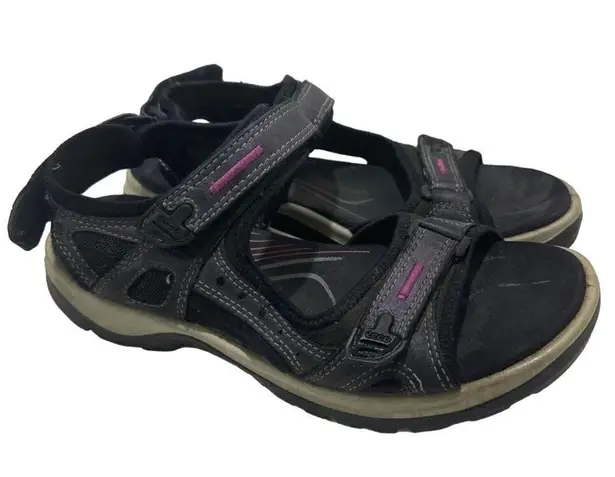 Ecco Yucatan Sports Sandal Women's Sz 9/ 40 Trail Sandals Adjustable Straps Pink