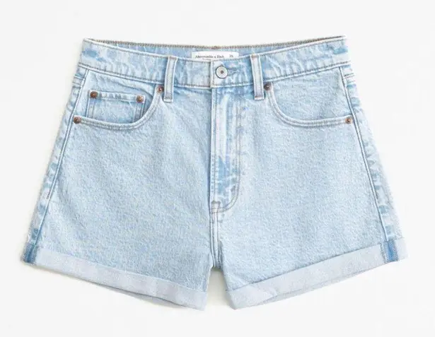 Abercrombie & Fitch High Rise Mom Jean Shorts