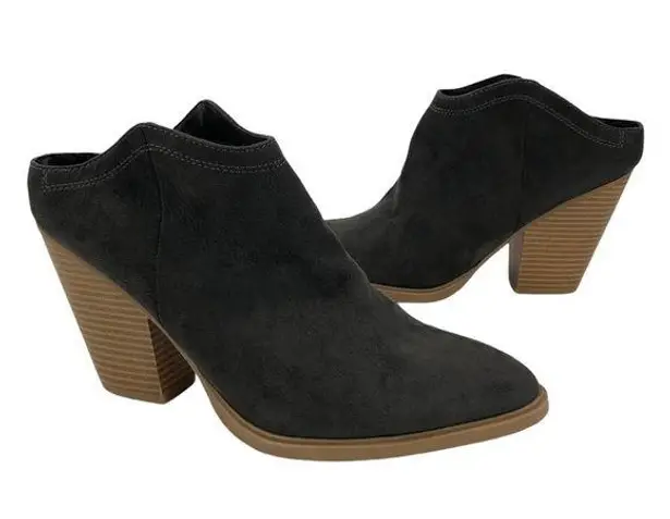 DOLCE VIDA Grey Faux Suede Lori Mules 9.5