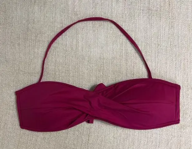 Tommy Bahama  Bandeau Style Swim Top With Halter Neck Strap