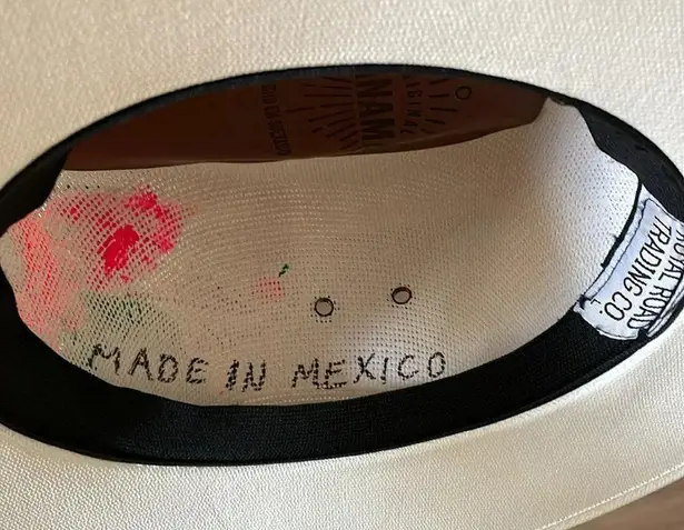 Artisanal Mexican Sombreros Hand Painted Fedora Floral Sombrero Panama Bohemian