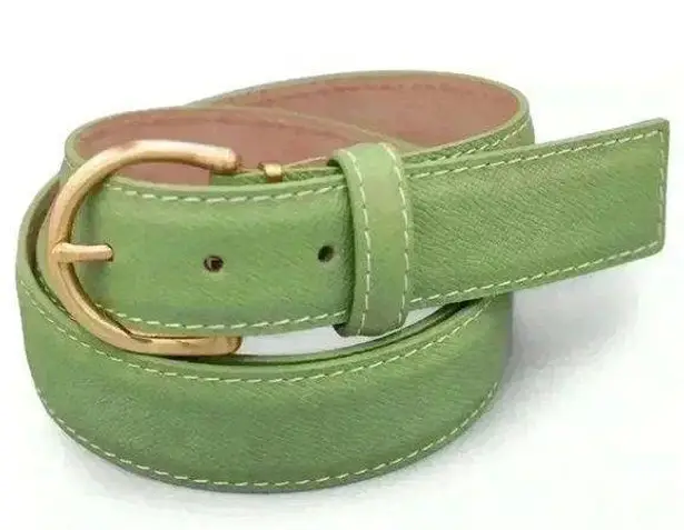 L.E.N Epsom Leather Belt