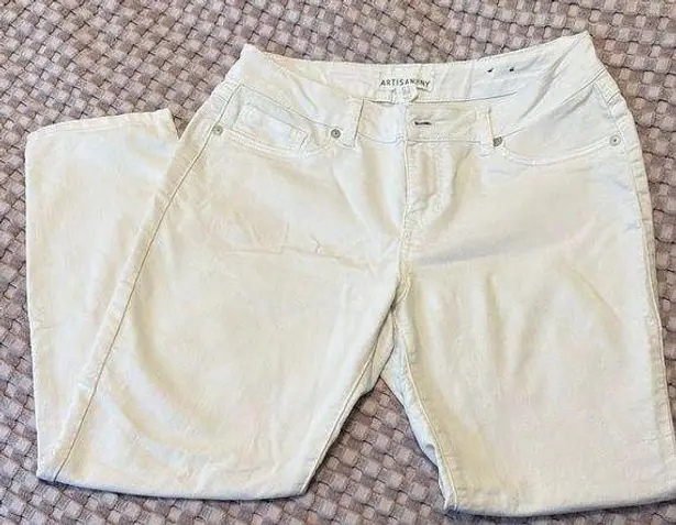 Artisan NY White Straight Leg Jeans