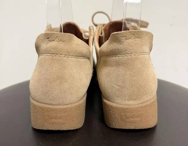 Zodiac Sand Tan Suede Leather Platform Fern Square Toe Chukka Lace Up Shoes 8 M