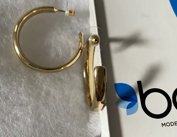 Belk Gold Plated Hoop Earrings