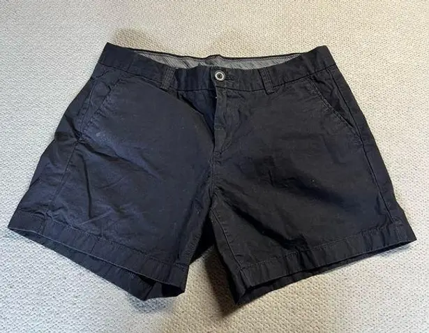 Uniqlo  Women’s Navy Blue 100% Cotton Shorts Size 8 EUC