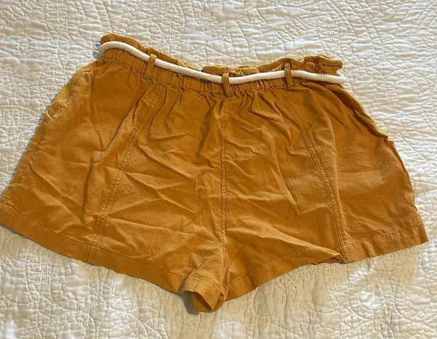 Urban Outfitters NWT  Out From Under Mustard Yellow Drawstring Shorts thumbnail 5