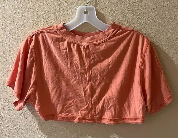 Lululemon Cropped Cut out Shirt