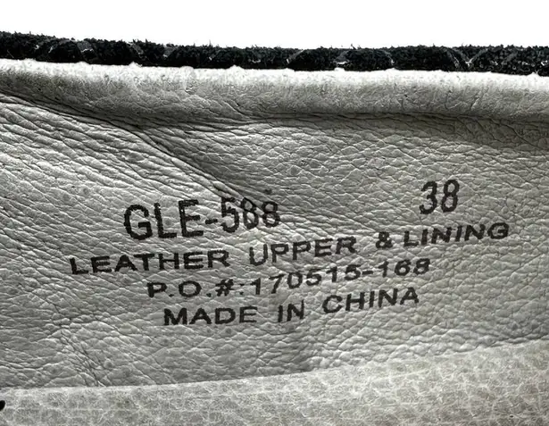 Alegria Gleeterlockin Slip On Shoes Chevron Slip Resistant Black EU 38 US 7.5