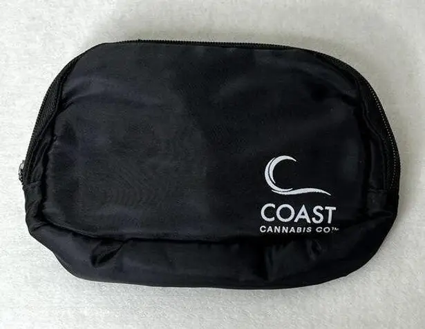 Coast Cannabis Co Black Fanny Pack Bag