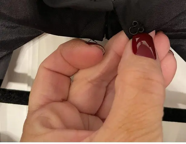 Betsy and Adam Dress Black Cap Sleeve Ruched By Linda Bernell Open Back VTG Size 8